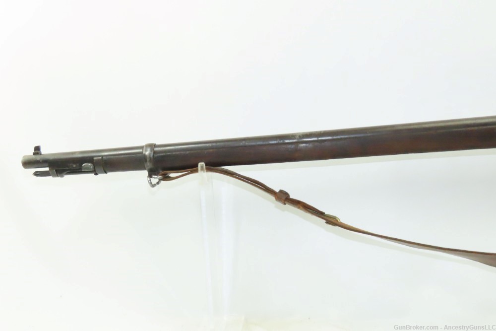 Antique U.S. SPRINGFIELD M1888 “Trapdoor” Rifle RAMROD BAYONET & RIA SLING -img-20