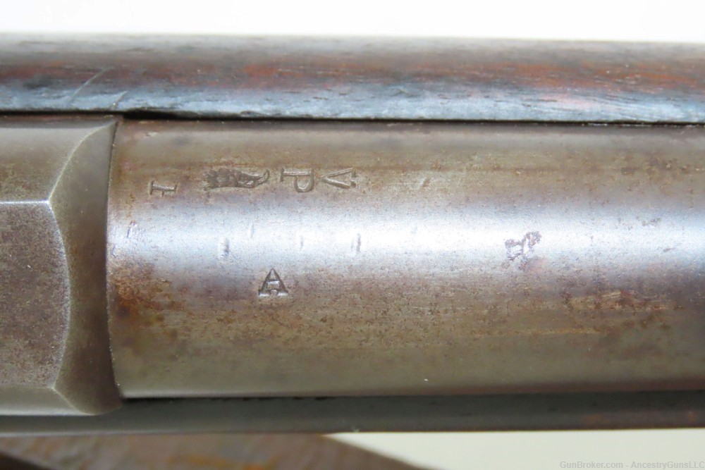 Antique U.S. SPRINGFIELD M1888 “Trapdoor” Rifle RAMROD BAYONET & RIA SLING -img-12