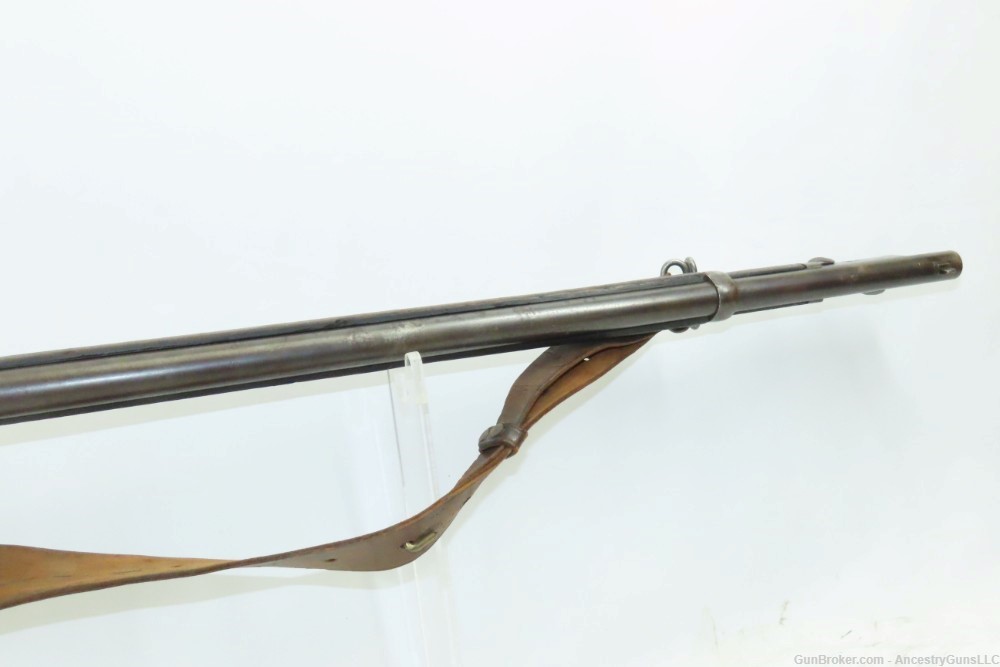 Antique U.S. SPRINGFIELD M1888 “Trapdoor” Rifle RAMROD BAYONET & RIA SLING -img-15