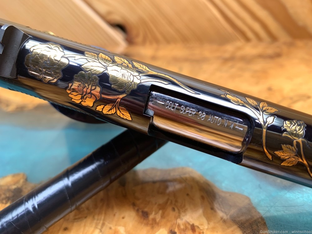 NEW ! 36 OF 300 COLT 1911 LADY OF GUADALUPE .38 SUPER ENGRAVED 5" BARREL-img-27