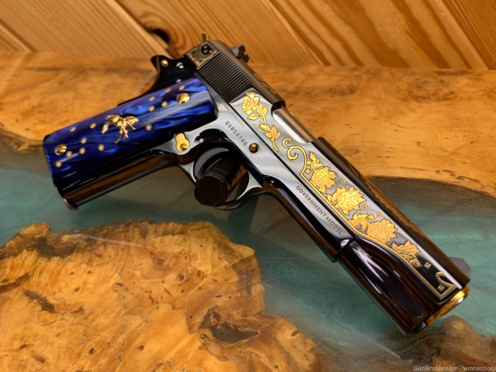 NEW ! 36 OF 300 COLT 1911 LADY OF GUADALUPE .38 SUPER ENGRAVED 5" BARREL-img-14