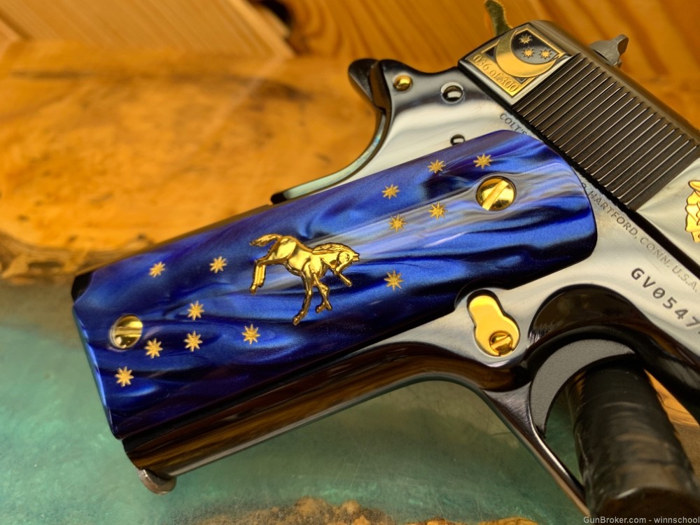 NEW ! 36 OF 300 COLT 1911 LADY OF GUADALUPE .38 SUPER ENGRAVED 5" BARREL-img-23