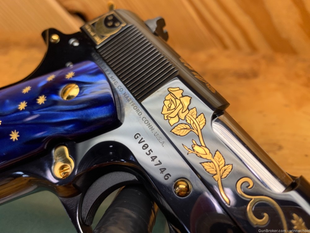 NEW ! 36 OF 300 COLT 1911 LADY OF GUADALUPE .38 SUPER ENGRAVED 5" BARREL-img-21