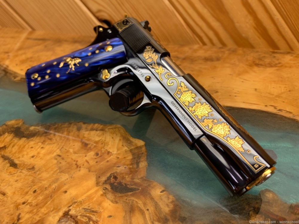 NEW ! 36 OF 300 COLT 1911 LADY OF GUADALUPE .38 SUPER ENGRAVED 5" BARREL-img-15