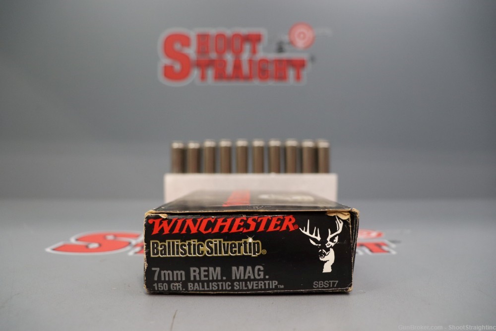 Lot o' 20-rounds Winchester Supreme 7mm Remington Magnum 150gr Ammunition-img-3