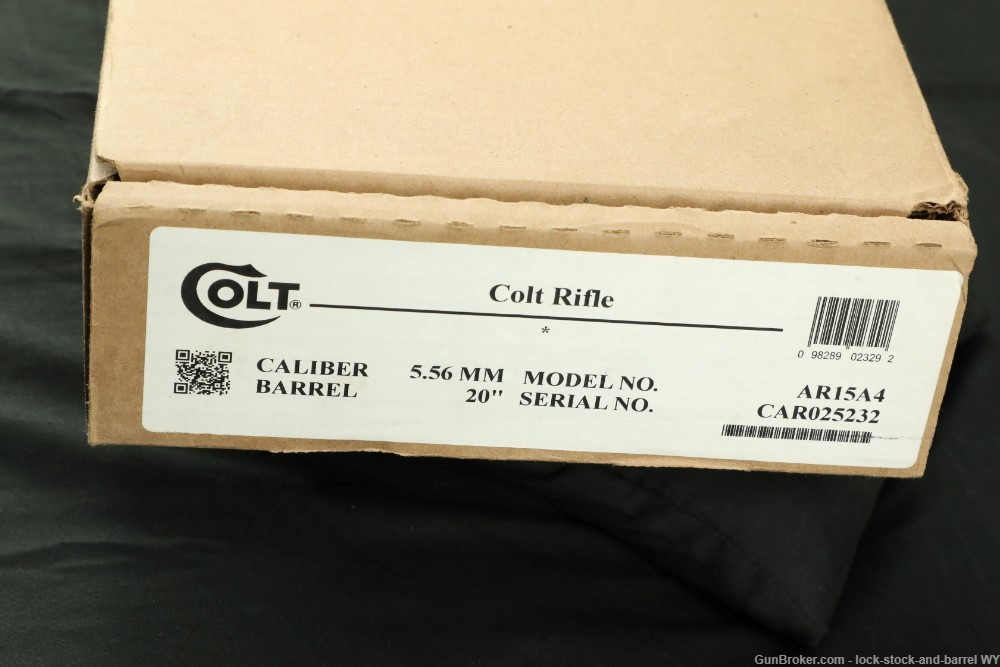 Colt Rifle AR-15A4 5.56/.223 20” Semi-Auto M16A4 AR15A4 w/ Factory Box-img-37