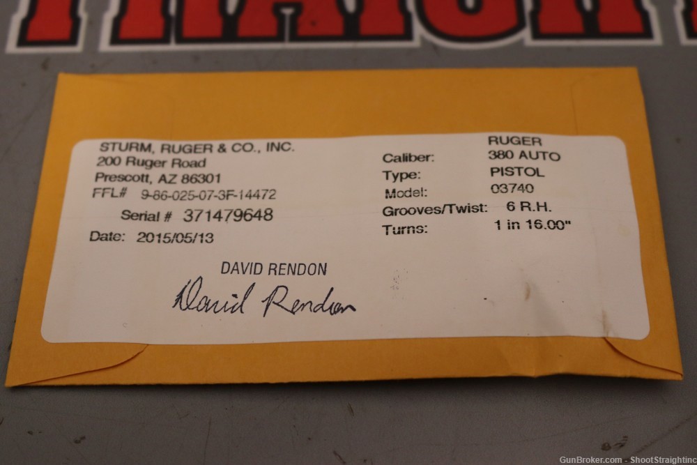 Ruger LCP-C  Davidson's Distributor Custom .380ACP 2.75" w/ Box -img-3