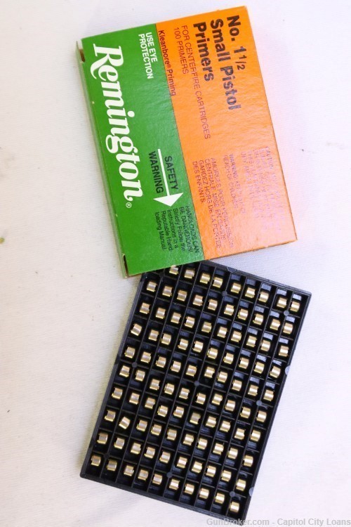 Remington No. 1 1/2 Small Pistol Primers - 10 boxes of 100 or 1000 count-img-3