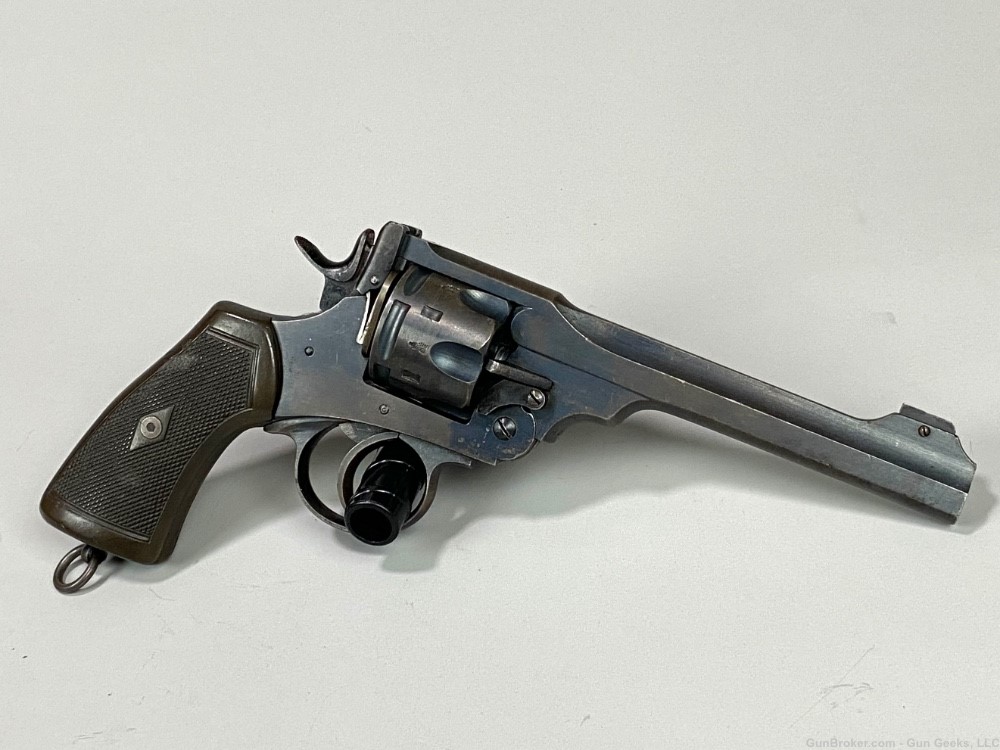 1918 British Webley MarkVI revolver all matching mark 6 45 ACP WWI pistol -img-0