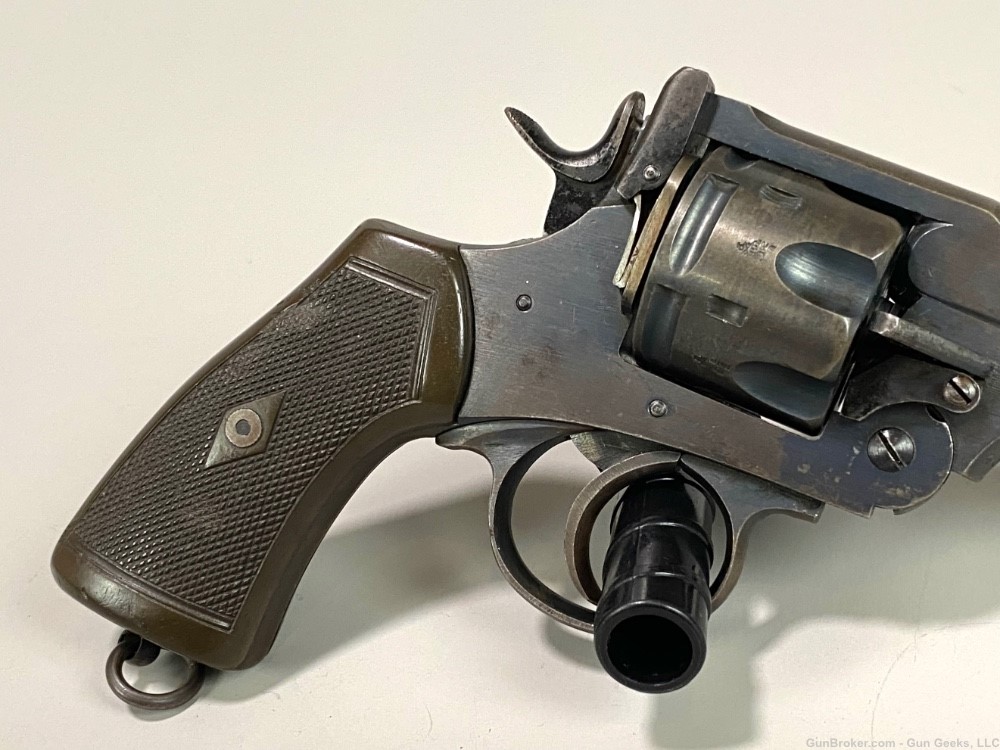 1918 British Webley MarkVI revolver all matching mark 6 45 ACP WWI pistol -img-1