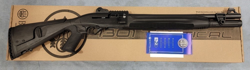 New Beretta 1301 Tactical LE 12 Gauge Semi-Auto Shotgun Pistol Grip-img-0