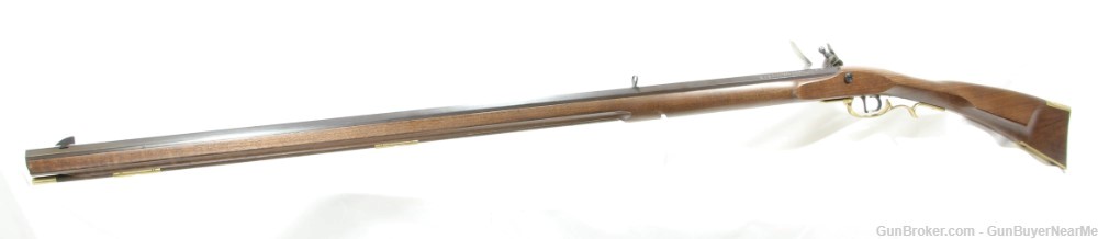 Pedersoli Frontier Muzzleloading Rifle Flintlock 39 Brown Barrel Walnut St-img-0