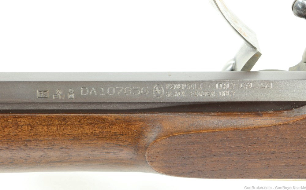 Pedersoli Frontier Muzzleloading Rifle Flintlock 39 Brown Barrel Walnut St-img-3