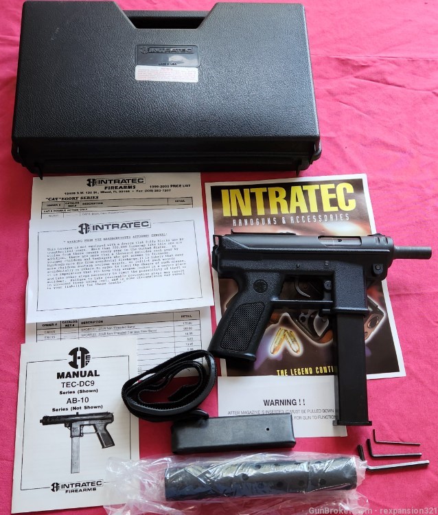 ICONIC RARE MINT BOXED INTRATEC AB-10 MFG 2000 9mm -img-0