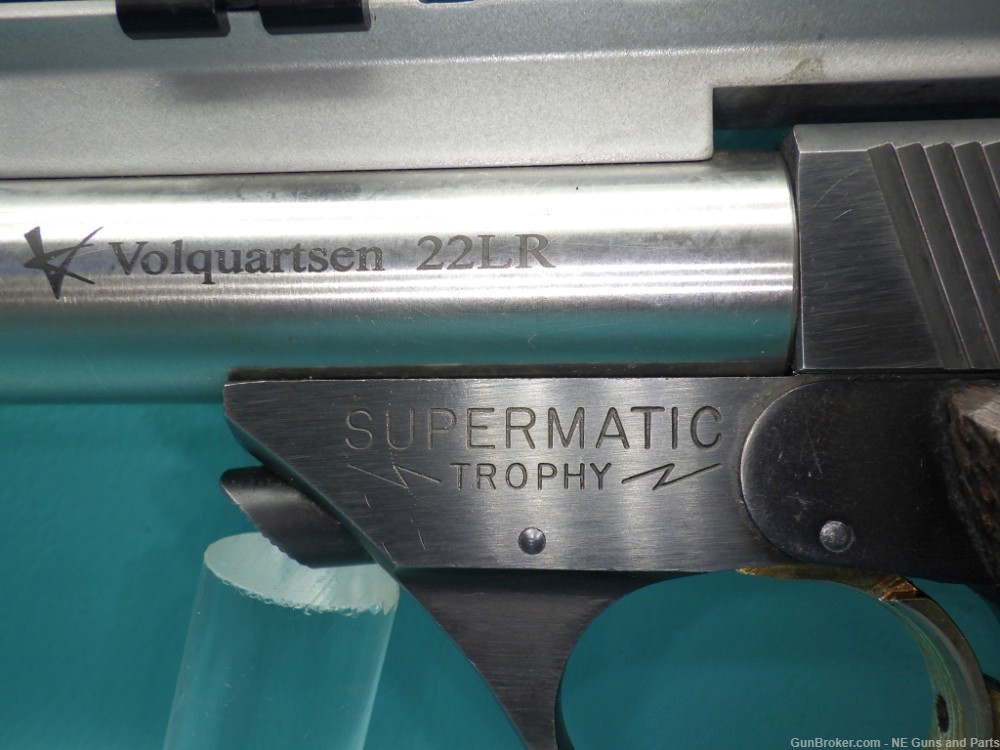 High Standard Supermatic Trophy .22lr 5.75" Volquartsen bbl  W/ Scope-img-7