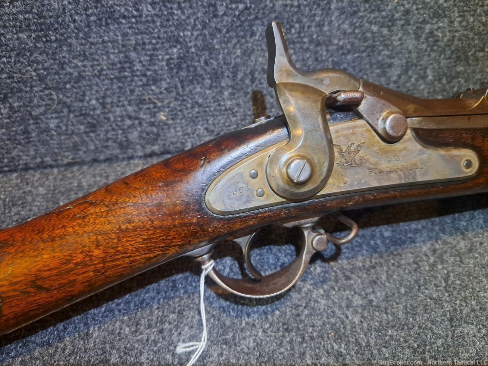 US Springfield 1870 Trapdoor Rifle .50 Caliber Centerfire .50-70 -img-12