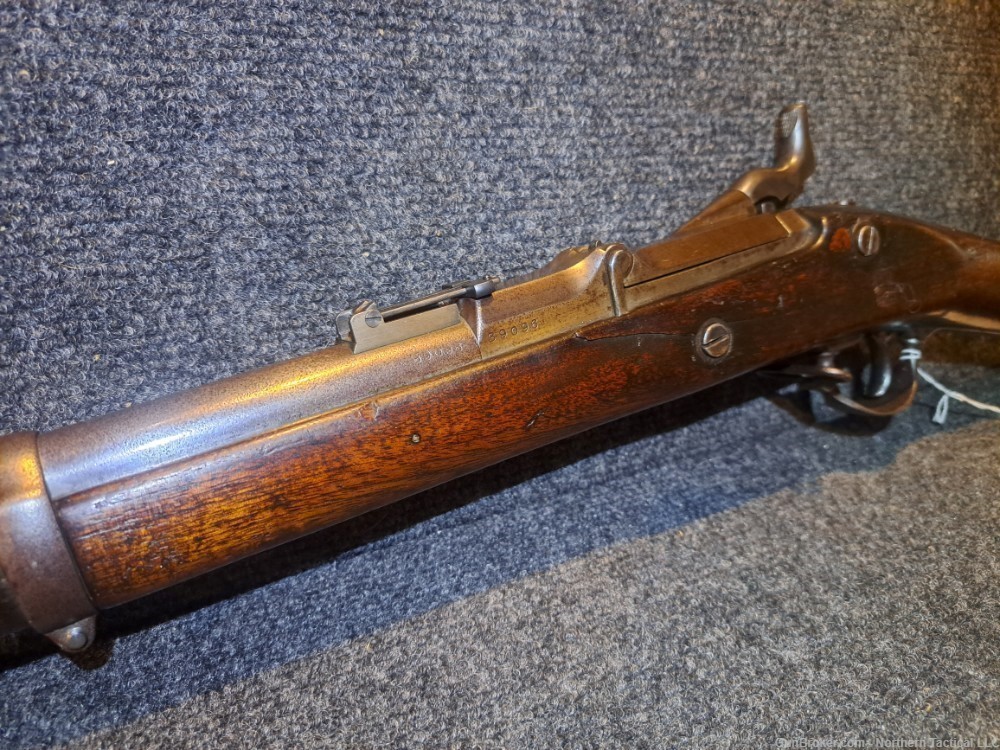 US Springfield 1870 Trapdoor Rifle .50 Caliber Centerfire .50-70 -img-33