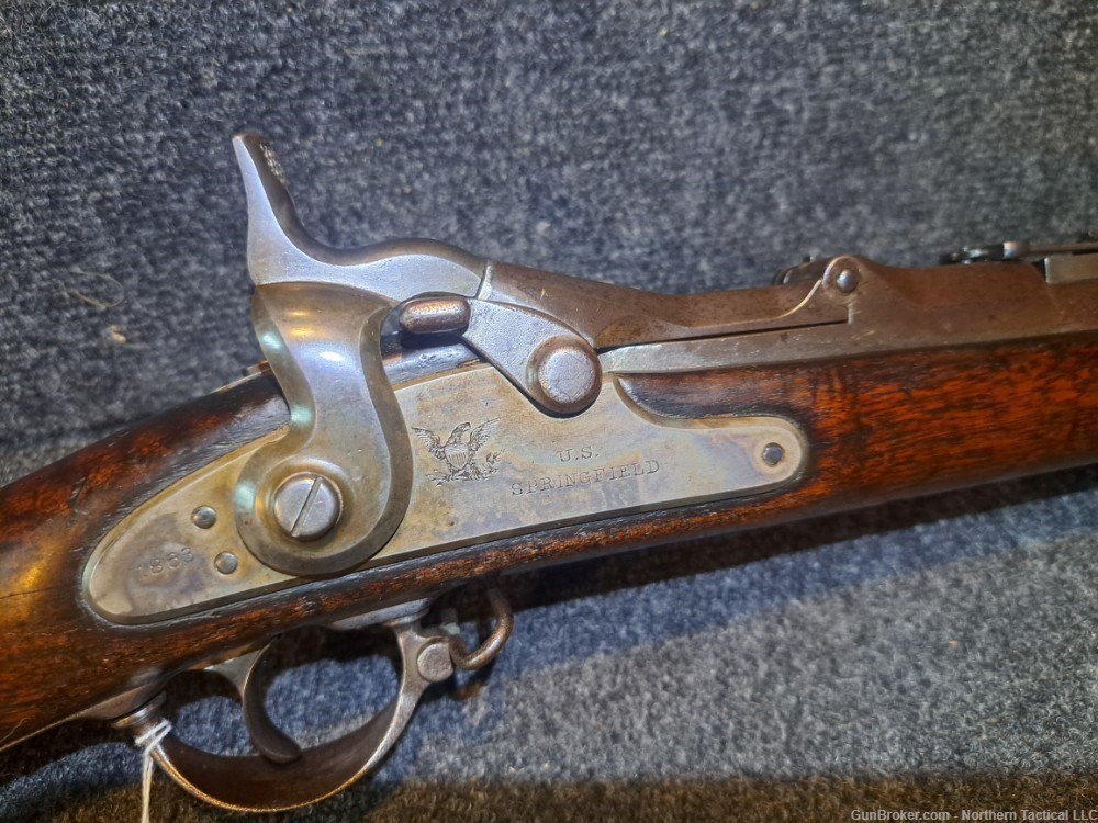 US Springfield 1870 Trapdoor Rifle .50 Caliber Centerfire .50-70 -img-11