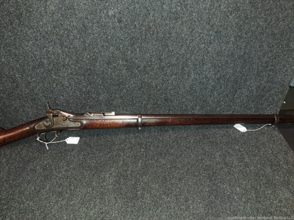 US Springfield 1870 Trapdoor Rifle .50 Caliber Centerfire .50-70 -img-0