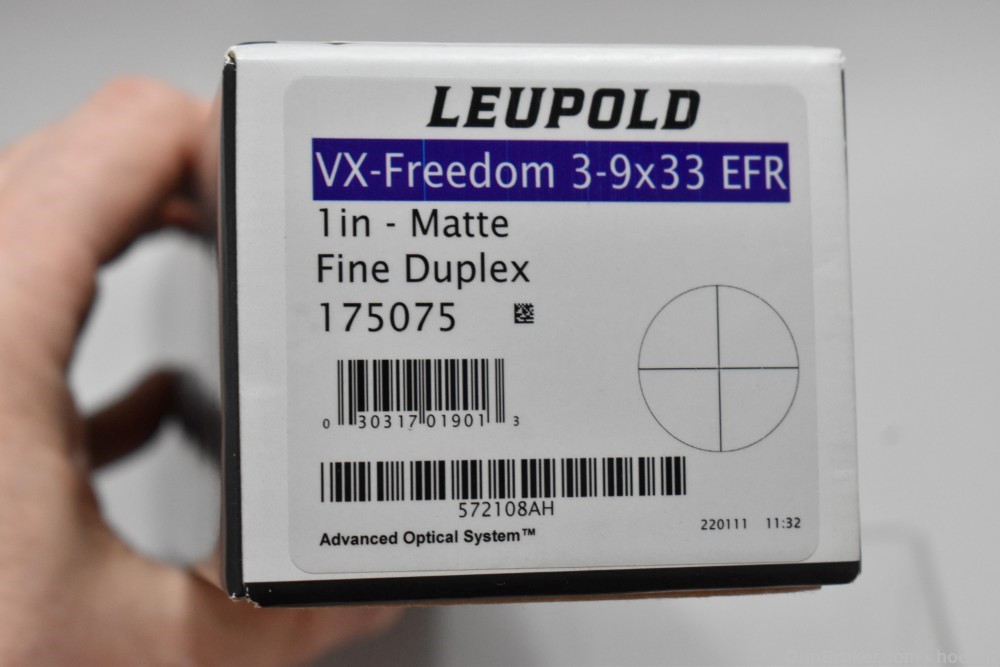 Fine Leupold VX-Freedom 3-9x33 Rifle Scope Fine Duplex Reticle W/Box 175075-img-4