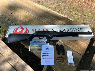 Ruger 9mm PC Carbine with Crimson Trace Red Dot