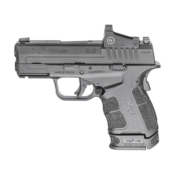 SPRGFLD XDS MOD.2 OSP With CT 45 Auto 3.3in 5rd & 6rd Pistol (XDSG93345BCT)-img-4