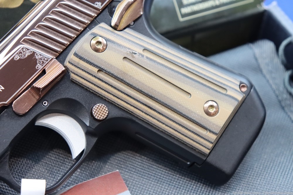Kimber Model MICRO 9 Pistol ROSE GOLD PVD 9MM Luger G10 Compact SAO MICRO9 -img-5