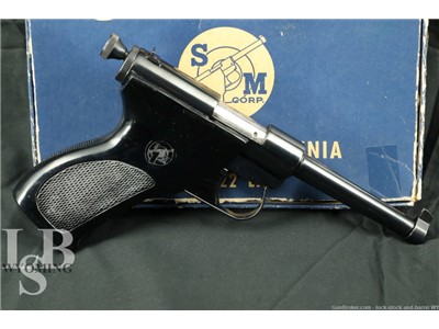 S M Sporter Cal. .22LR Auto-Ejecting Single Shot Pistol SERIAL #22 C&R