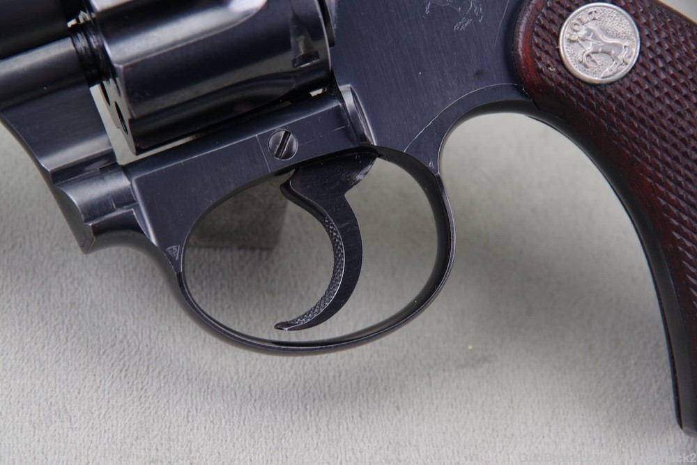 Excellent 1935 Colt Police Positive Target .22LR 6'' Blue-img-5