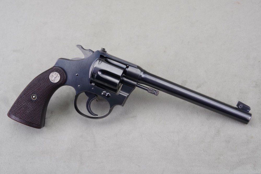 Excellent 1935 Colt Police Positive Target .22LR 6'' Blue-img-7