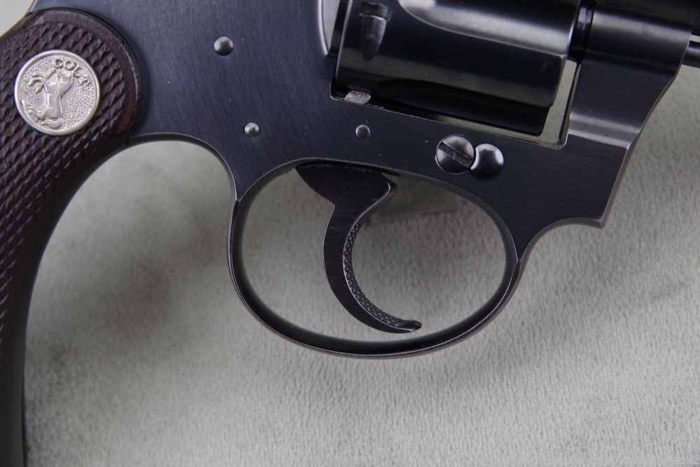 Excellent 1935 Colt Police Positive Target .22LR 6'' Blue-img-11