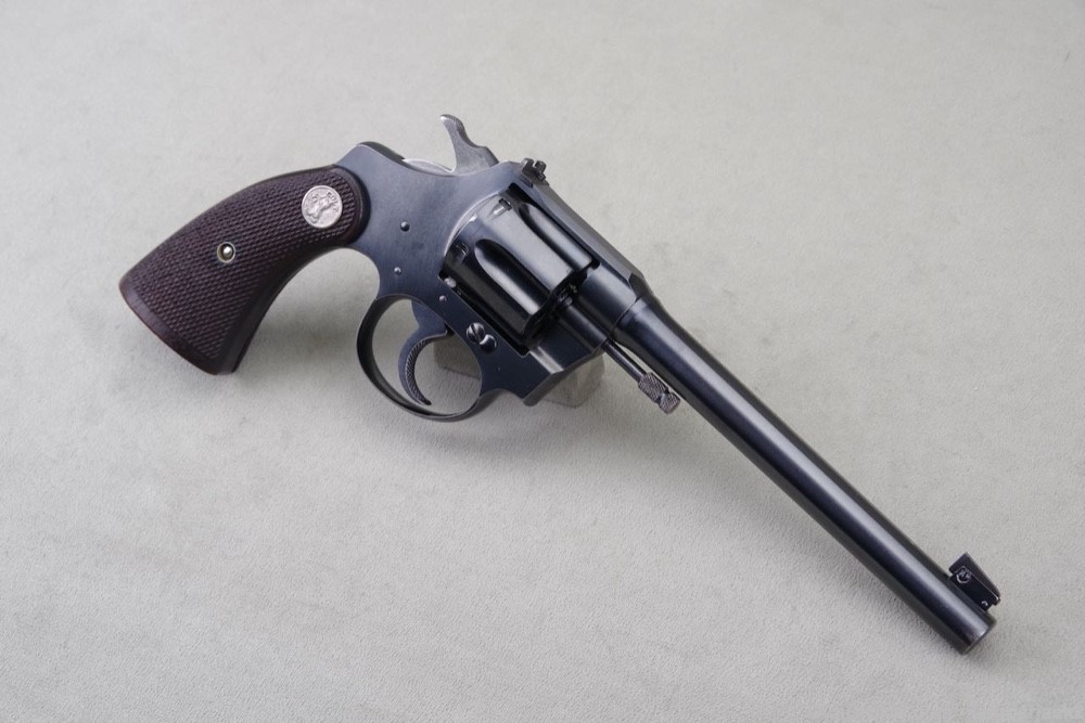 Excellent 1935 Colt Police Positive Target .22LR 6'' Blue-img-28