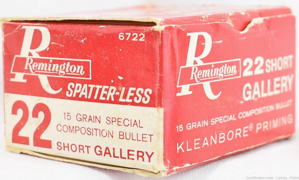 250 RDS Remington .22 Short Spatter-Less Ammunition-img-1