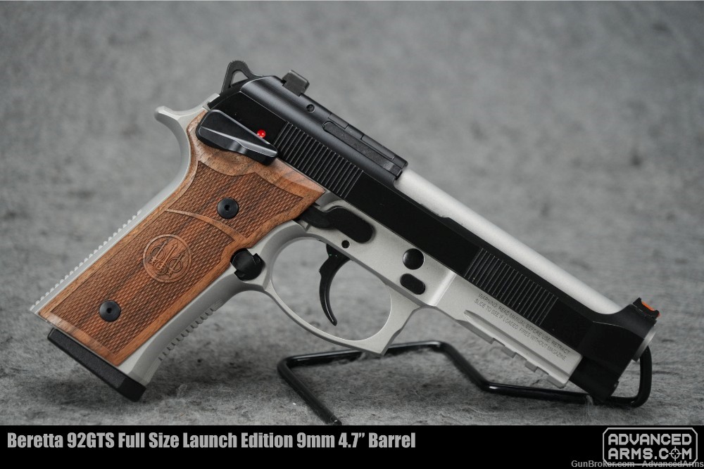 Beretta 92GTS Full Size Launch Edition 9mm 4.7” Barrel-img-1