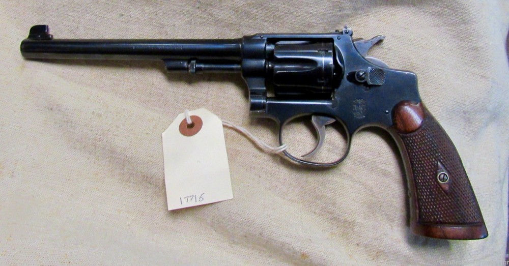 Scarce Smith & Wesson Model .22-32 Heavy Frame Target 22 LR Revolver .01 NR-img-0