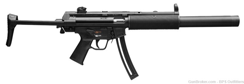 HECKLER AND KOCH MP5 .22 LR 16.1" BRL 25-RD ADJUSTABLE SIGHTS - Factory New-img-0