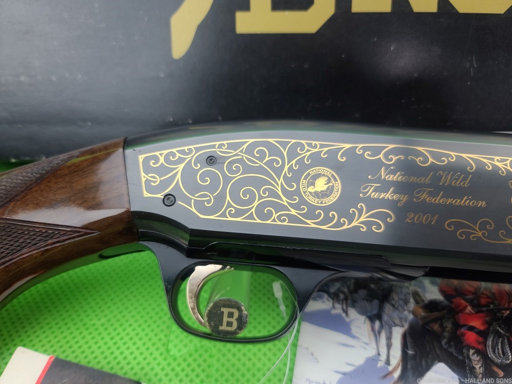 BROWNING BPS * NWTF 12 Gauge NATIONAL WILD TURKEY FEDERATION GOLD ENGRAVED -img-17