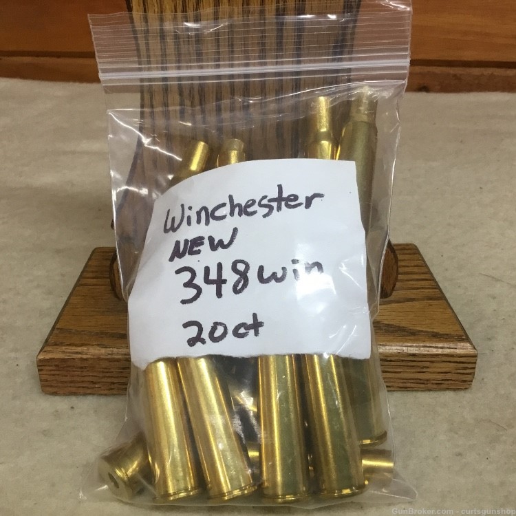Winchester, Caliber 348 Win., Brass, New Old Stock-img-0