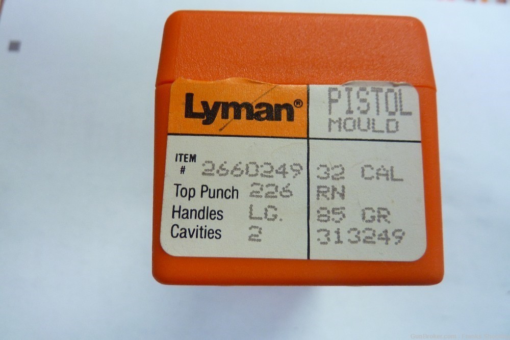 LYMAN PISTOL MOULD 32 CAL RN 85 GR.-img-0