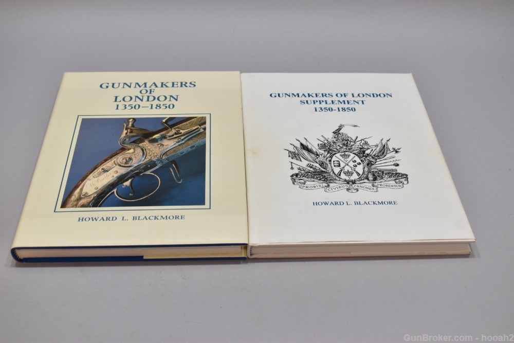 Gunmakers of London 1350-1850 w Supplement 2 Volumes HC Book H Blackmore-img-1
