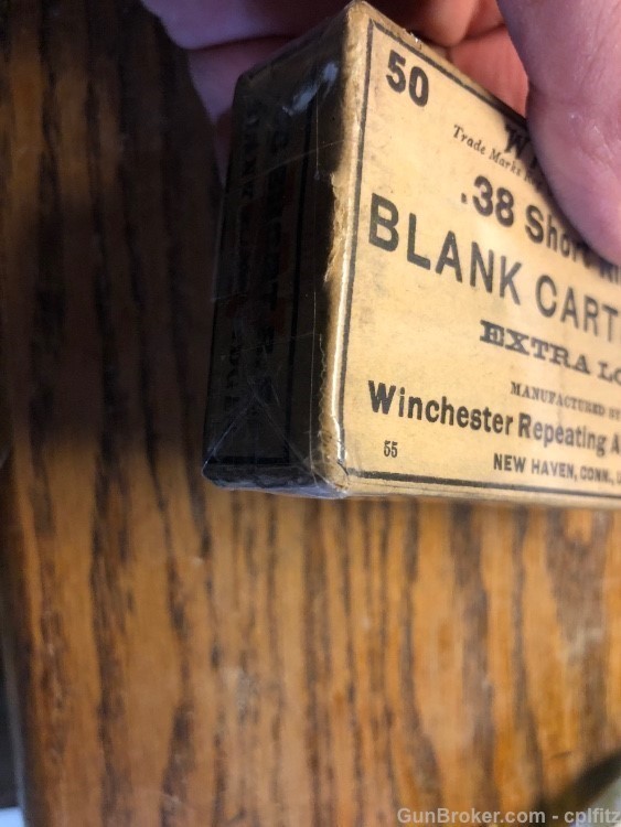 Winchester 38 RimFire BLANKS Short - Gorgeous Box of ammo Free Shipping-img-6