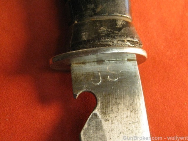 E.G.W. Knife WWII Fighting Pretty Rare Found 10" straight-img-6