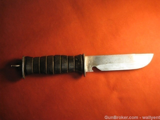 E.G.W. Knife WWII Fighting Pretty Rare Found 10" straight-img-5