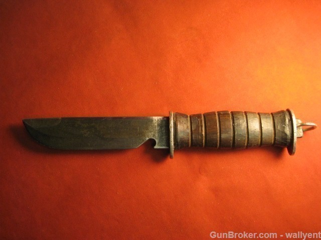E.G.W. Knife WWII Fighting Pretty Rare Found 10" straight-img-8