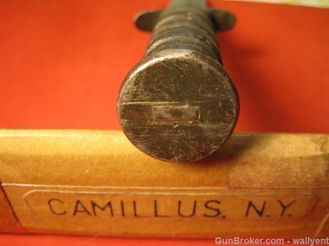 U.S.N. Mark 2 Camillus N.Y. Military Knife WWII Straight USN-img-11