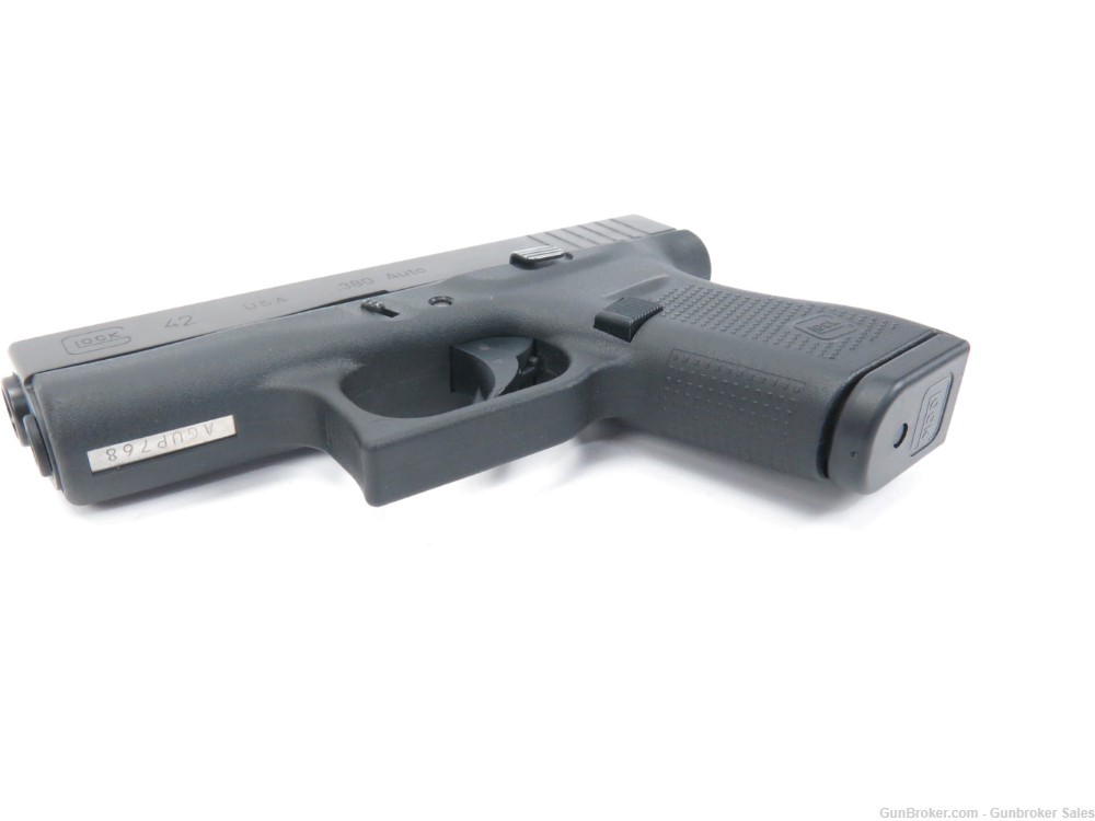 Glock 42 .380 ACP 3.25" Semi-Automatic Pistol w/ 2 Magazines & Hard Case-img-4