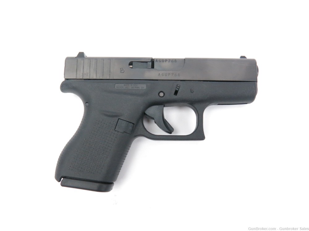 Glock 42 .380 ACP 3.25" Semi-Automatic Pistol w/ 2 Magazines & Hard Case-img-9