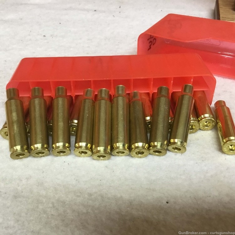 Hornady, Caliber 30 TC, Brass, 20 count, New Old Stock-img-1