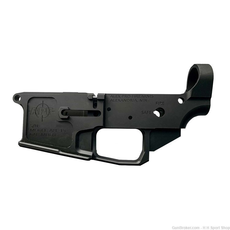 Alex Pro Firearms APF AR15 Stripped Billet Lower LP-049 Multi Cal-img-0