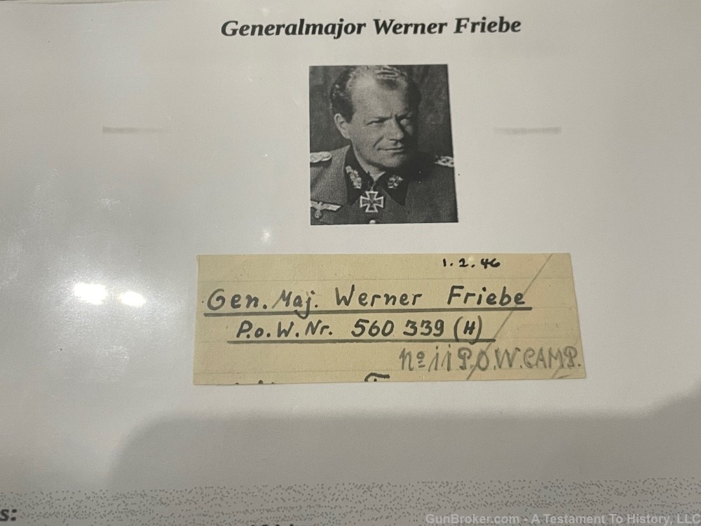WWII GERMAN- GENERAL SIGNATURES COLLECTION ARCHIVE- WW2 US GI BRING BACK-img-17
